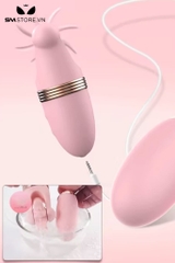 SMT2233 - Trứng rung xoay liếm mút đa tần số sạc điện dài 13.8cm