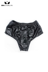 SMT963 - Phích cắm hậu môn silicon dài 9cm có quần da PU