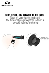 SMT2238 - Máy rung hậu môn hình thoi có 10 chế độ dài 11.5cm