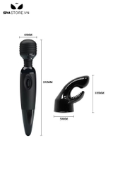 SMT451 - Chày rung silicon cao cấp dài 25.2 cm hỗ trợ kích thích điểm G