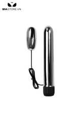 SMT1912 - Trứng rung đa chế độ mini điều khiển bằng nút bấm dài 17cm