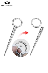 SMT2198 - Sounding thanh niệu đạo inox cao cấp không gỉ dài 9cm