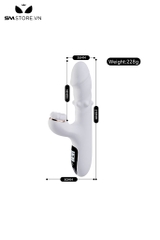 SMT835 - Dương vật giả rung xoay thụt kết hợp tỏa nhiệt dài 21cm
