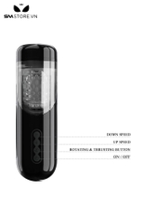 SMT1457 - Cốc thủ dâm silicon mềm rung hút nhiều tần số sạc USB