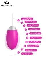 SMT2170 - Trứng rung có dây silicon có 10 tần số sạc điện độ ồn thấp