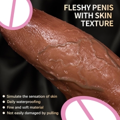 SMT1610 - Dương vật giả khủng đường kính 7cm có rung thụt