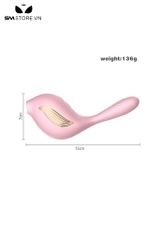 SMT1161 - Máy thủ dâm với có chế độ rung và hút dùng sạc dài 15cm