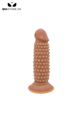 SMT128 - Dương vật giả có gai silicon mềm bẻ cong dài 13.3cm