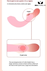 SMT1657 - Máy rung hút âm đạo ngụy trang cá voi chống thấm nước