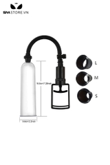 SMT549 - Máy tập tăng kích thước dương vật kéo tay có âm đạo giả dài 185mm