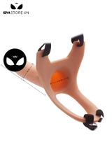 SMT2447 - Dương vật giả rỗng ruột có quần chất liệu silicon dài 14.5cm