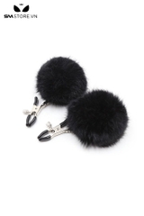 SMT1749 - Kẹp ti có nấc điều chỉnh kèm đuôi thỏ mềm dài 13.2cm