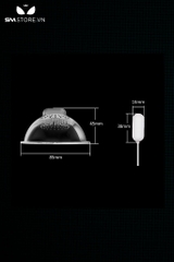 SMT686 - Hút núm vú silicon với 20 chế độ rung màu trắng có 2 loại