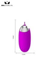 SMT1490 - Trứng rung điều khiển từ xa không dây nhỏ gọn màu tím