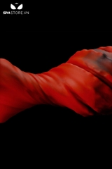 SMT2850 - Anal guge dạng xoắn ốc màu đỏ đen chất liệu silicon