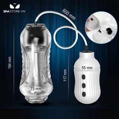 SMT1792 - Máy thủ dâm bú cu tự động trong suốt rung 7 tần số