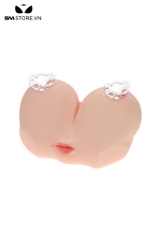 SMT1870 - Bộ ngực nở bằng silicon có miệng và âm đạo giả