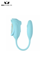 SMT1696 - Trứng rung silicon 2 đầu có 10 chế độ hút dài 31cm