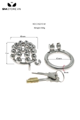 SMT2705 - Khóa dương vật inox không gỉ nắp nồi có 24 hạt