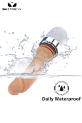 SMT1896 - Dương vật giả silicon tỏa nhiệt đến 42 độ có rung dài 25cm