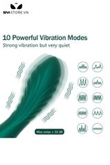 SMT2751 - Máy rung âm vật dạng thanh silicon có 10 chế độ dài 201mm