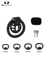 SMT2688 - Khóa dương vật nhựa nắp nồi có lỗ thoáng khí có 3 kích cỡ