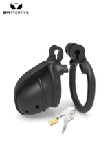 SMT2511 - Khóa dương vật dạng lồng bằng nhựa có 4 vòng