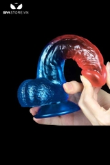 SMT1907 - Dương vật giả Lovetoy trong suốt nhiều màu dài 19cm