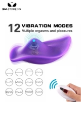 SMT1732 - Máy rung điều khiển xa có 12 tần số silicon dài 8cm