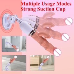 SMT2716 - Máy làm tình điều khiển từu xa rung xoay 180 độ dài 24cm