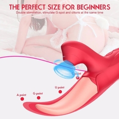 SMT2778 - Lưỡi rung hút silicon có 10 tần số sạc điện dài 17cm