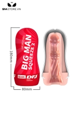 SMT1955 - Cốc thủ dâm big man có nhiều hạt nổi silicon dài 18cm