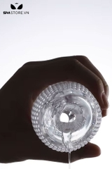 SMT2531 - Cốc thủ dâm trong suốt có bi nổi dài 14cm chất liệu silicon