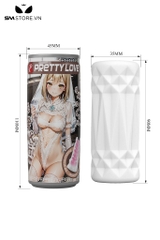 SMT2582 - Cốc thủ dâm silicon có nhiều hạt nổi Pretty Love dài 11cm