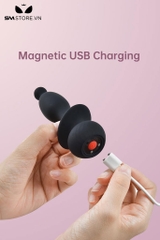 SMT1058 - Máy rung hậu môn silicon có đuôi không giới hạn khoảng cách