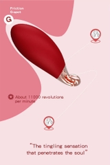 SMT2829 - Trứng rung mini đeo cổ hình con cá heo sạc điện dài 66mm