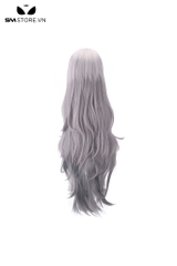 SMP164 - Tóc giả hóa trang Arknights Lappland màu xám xoăn dài 100cm