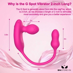 SMT2011 - Máy rung 2 đầu bằng silicon mềm kích thích điểm G