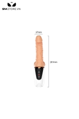 SMT847 - Dương vật giả 7 chế độ rung thụt và sưởi ấm đến 37 độ