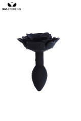 SMT1721 - Đồ chơi hậu môn silicon hình bông hoa hồng dài 11cm