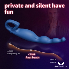 SMT2361 - Máy rung hậu môn silicon có 9 chế độ sạc điện chống nước