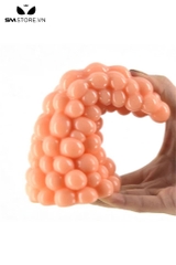 SMT2620 - Đồ chơi hậu môn hình quả nho liền chất liệu silicon dài 16cm