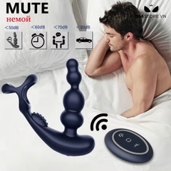 SMT1674 - Máy rung hậu môn mix vòng đeo dương vật điều khiển từ xa