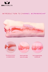 SMT2527 - Miệng giả silicon có hạt bi nổi bên trong dài 136mm