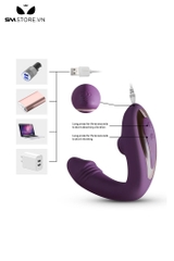 SMT1933 - Máy rung hút 2 đầu bằng silicon dài 11.9cm sạc điện