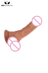 SMT2892 - Dương vật giả bắn tinh silicon mềm dài 24cm bơm tay