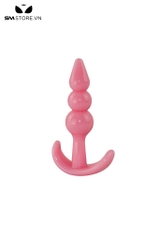 SMT1005 - Butt plug phích cắm hậu môn 3 tầng silicon dài 93mm