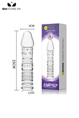 SMT885 - Bao cao su với phần đầu có gai dài 15cm siêu kích thích
