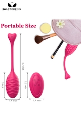 SMT2725 - Trứng rung silicon không dây có 10 tần số điều khiển xa