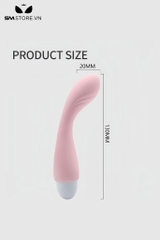 SMT2016 - Máy rung đầu dương vật cong có 10 chế độ dài 13cm